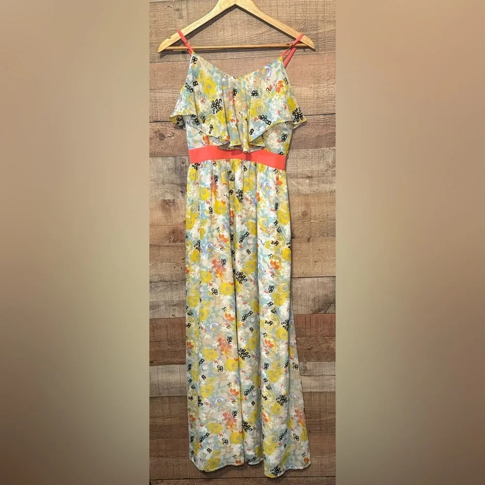 🌻UNDER SKIES Spaghetti Strap Floral Dress Women’s size Small Summer Feminine